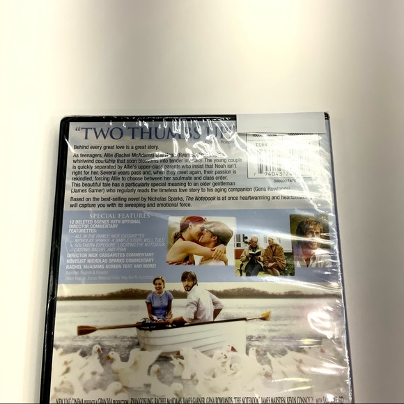 The Notebook DVD Romantic Movie Video 2004 Ryan Gosling & Rachel McAdams PG 13 - Picture 4 of 9